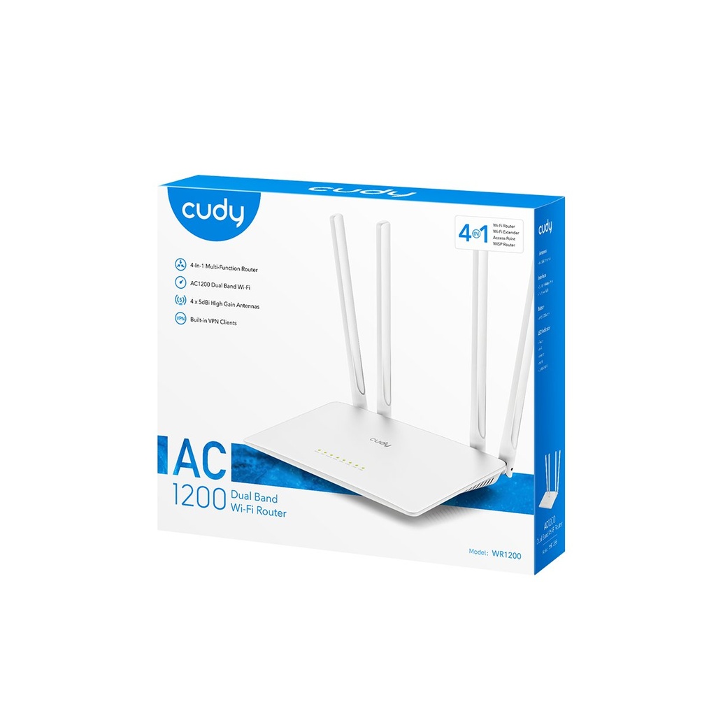 Router WIFI AC1200 Dual Band Cudy WR1200