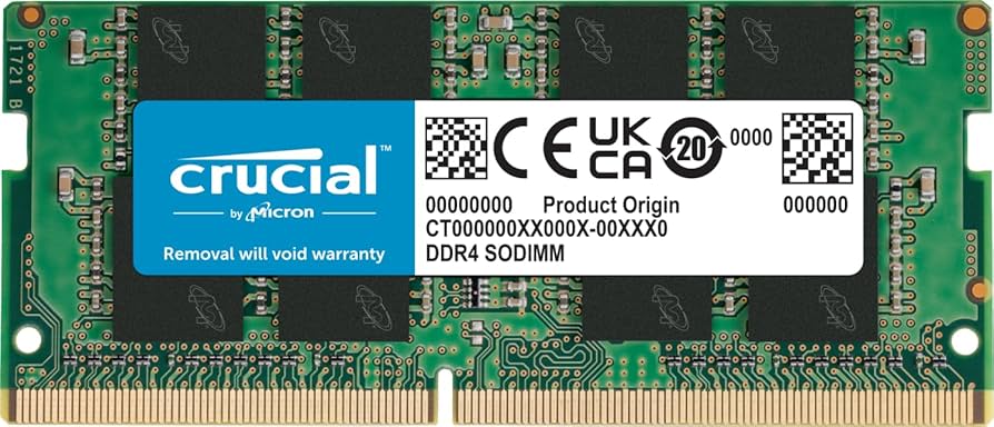 DDR4 8GB 3200 CRUCIAL para portatil CB8GS3200