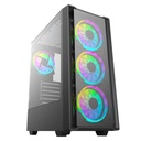 Cases Gaming Checkpoint G-Force 550 ATX 4 ARGB Fans Included 