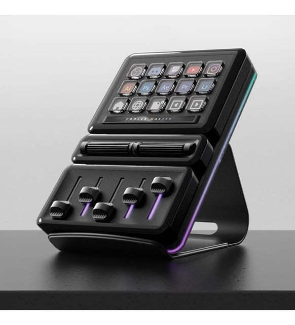 Master Hub Stream Kit  Cooler Master MHSK13AA00 (sistema de control modular creado para streamer)