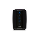 UPS Interactivo con estabilizador voltaje 500VA/250W 8 tomas 5 USB 1 Tipo C R-UPR508I 