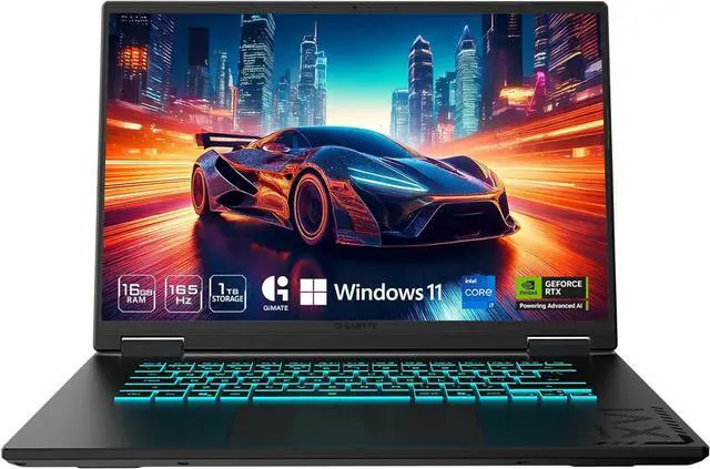 Gigabyte GAMING A16 CVHI3US894SH Ci7 13620H, 16GB, 1TB SSD, RTX 5060 8GB. 15-6" Ingles