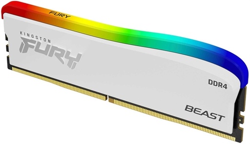 [KF432C16BWA/8] DDR4 3200MT 8GB DIMM Fury Beast RGB Blanca