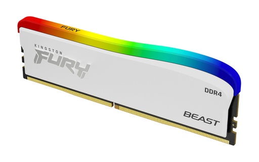 [KF432C16BWA/16] DDR4 3200MT 16GB DIMM Fury Beast RGB Blanca