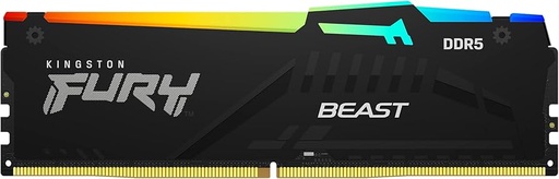 [KF560C40BBA-16] DDR5 6000MT 16GB DIMM Negra Fury Beast  RGB