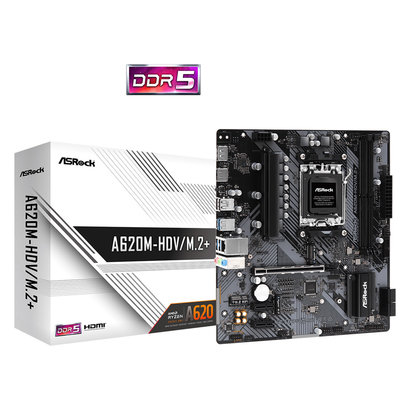 [A620M-HDV/M2+] Tarjeta Madre ASROCK A620M-HDV/M2+ AMD DDR5
