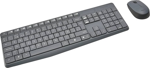 [920-007901] Kit Logitech Keyboard/Mouse Wireless Spanish (MK235 Combo~920-007901)