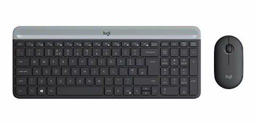 [920-009266] Kit Logitech Keyboard/Mouse Slim  Wireless Spanish (MK470 Combo 920-009266)